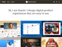 Tablet Screenshot of danielracca.com